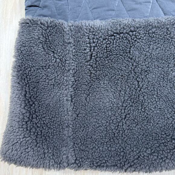 Dylan Gray Full Zip Quilted Sherpa Sleeveless Fleece Cozy Outerwear Vest Medium - Picture 10 of 15